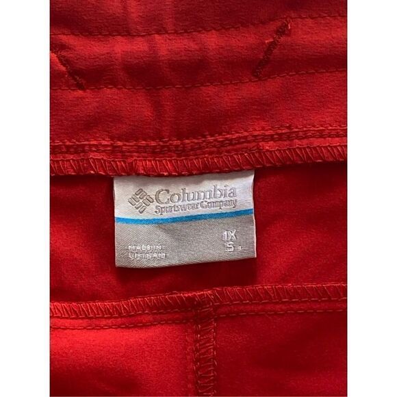 COLUMBIA WOMEN'S 1X Tidal II Short Color: RED SPARK - Picture 3 of 11